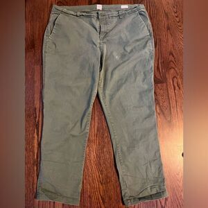 GAP Girlfriend Khakis GUC Size 16